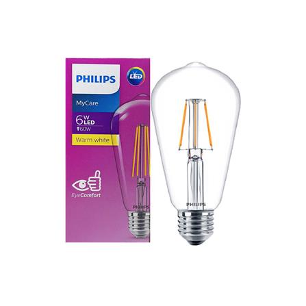 หลอด LED PHILIPS ST64 CLASSIC 4 วัตต์ WARMWHITE E27_1