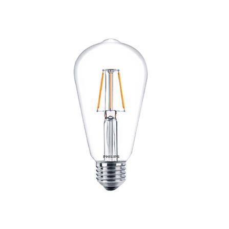 หลอด LED PHILIPS ST64 CLASSIC 4 วัตต์ WARM WHITE E...