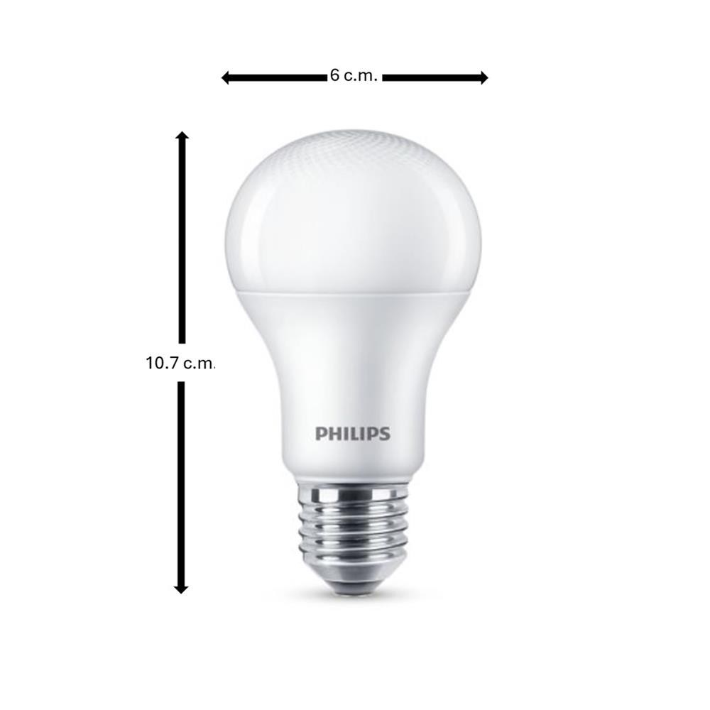 หลอด LED PHILIPS BULB 12 วัตต์ COOL WHITE E27
