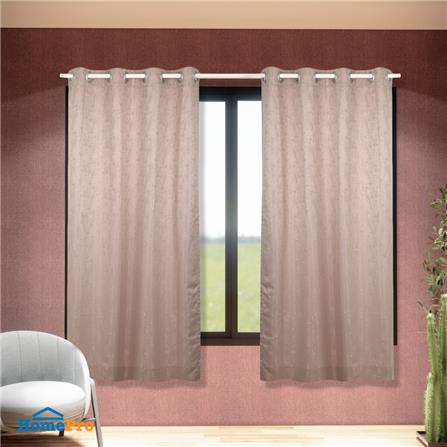 ผ้าม่าน EYELET HOME LIVING STYLE RIGO UV 140X250 ซม. สีน้ำตาล_5