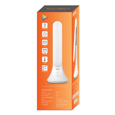 ไฟอ่านหนังสือ LED LAMPTAN SIMPLY SMART 4 วัตต์ สีขาว_2