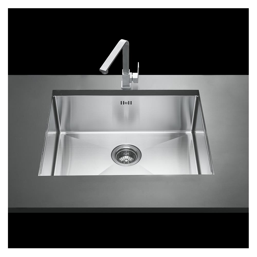 ซิงค์ฝังสแควร์ 1หลุม MEX BSC55 สเตนเลส