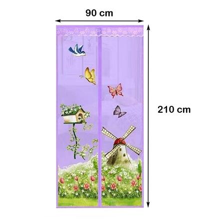 ม่านประตูมุ้ง ME LIVING WINDMILL PINK 90X210 ซม. สีชมพู_2