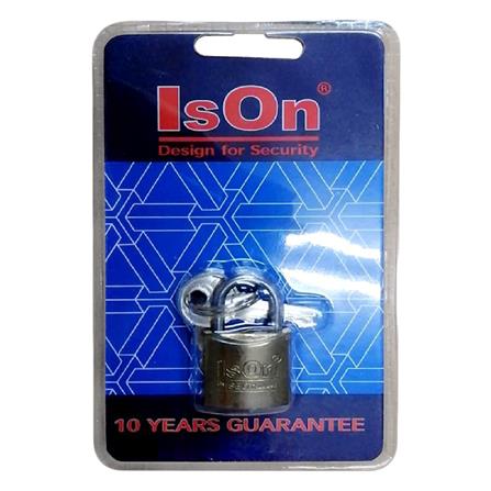 กุญแจสปริง ISON 20 มม. สีทองเหลือง 1 ตัว/ชุด