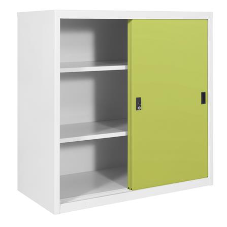 ตู้บานเลื่อนทึบ KIOSK KOD-3 GR 3 ฟุต สีเขียว_1