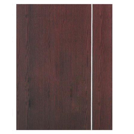 ชุดประตูห้องน้ำ PVC AZLE P4 บานทึบพร้อมวงกบ 70X200 ซม. สีโอ๊ค_2