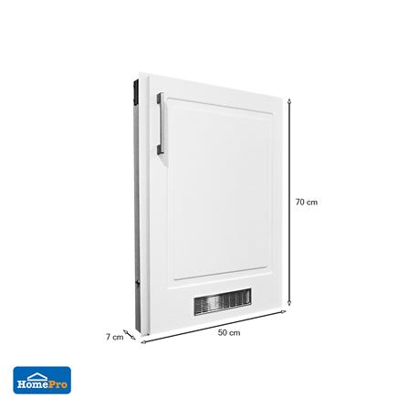 บานถังแก๊ส CABIN FURANO 50X70 ซม. สีขาว_4