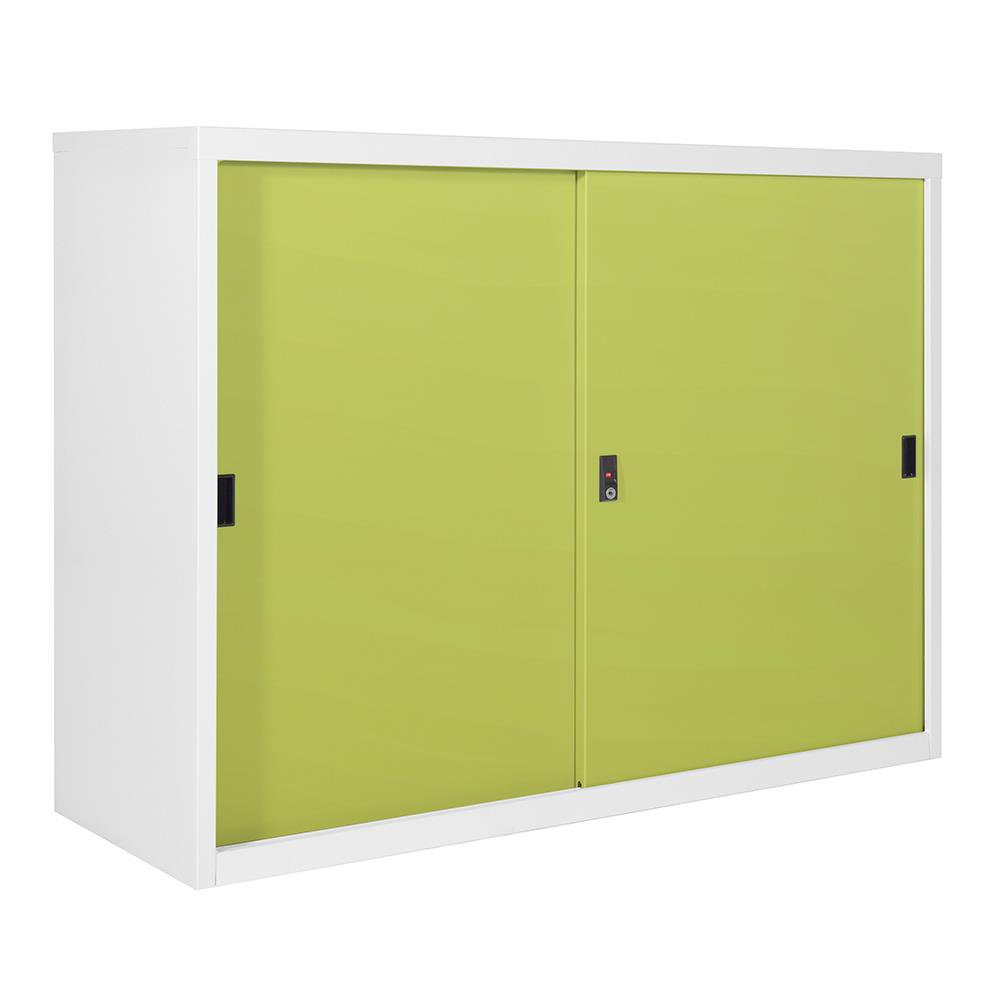 ตู้บานเลื่อนทึบ KIOSK KOD-4 4 ฟุต สีเขียว