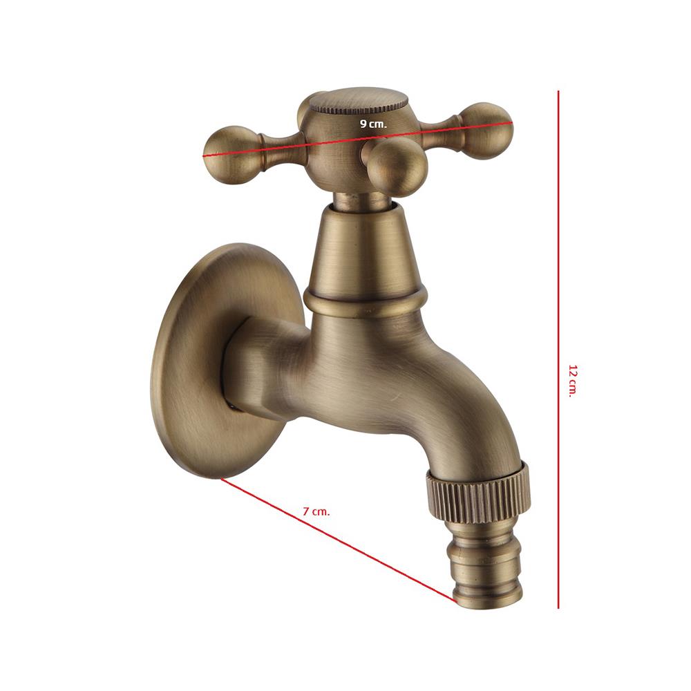 ก๊อกล้างพื้น 1 ทาง RASLAND RA MSS-003 สีทอง