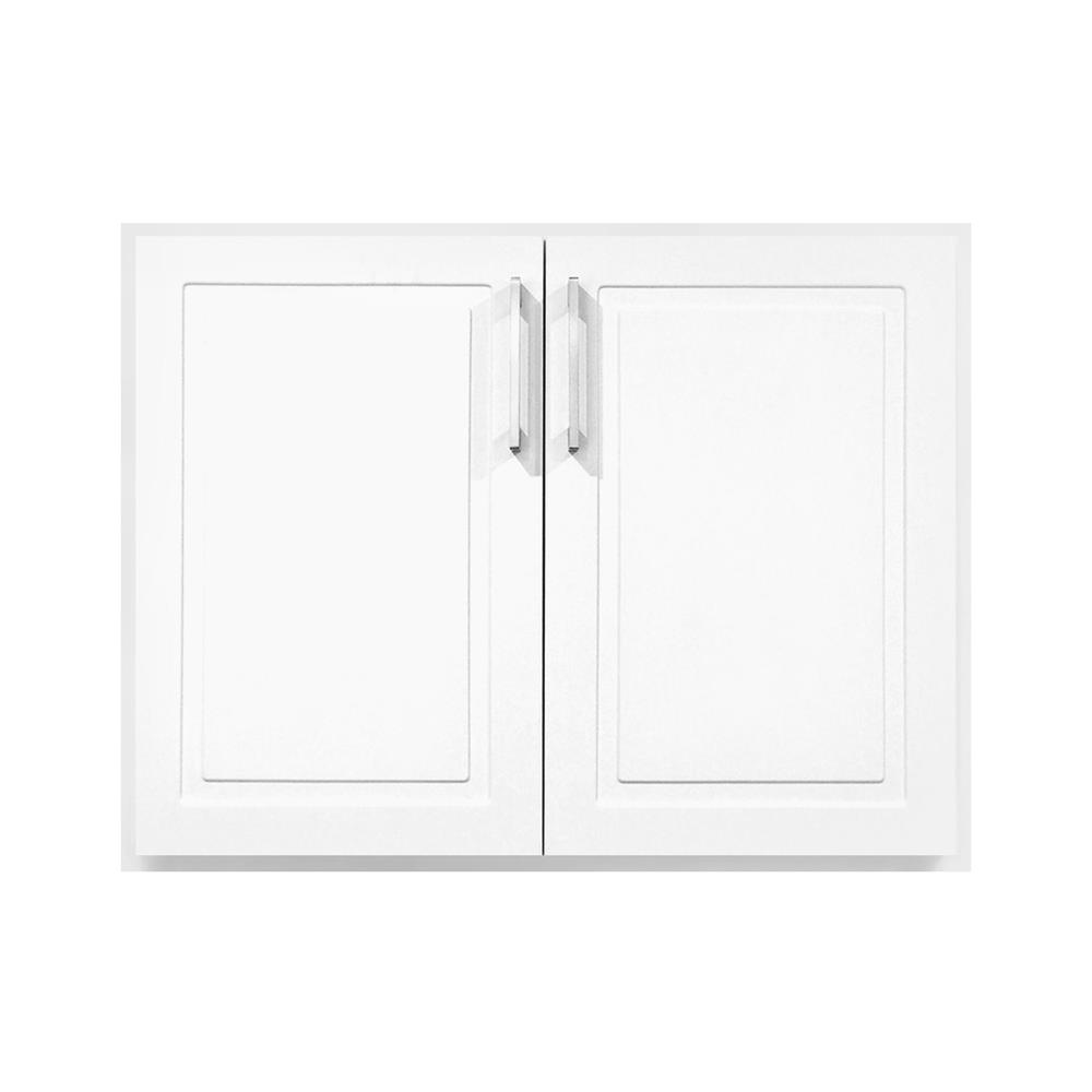 บานซิงค์คู่ UPVC CABIN FURANO 84.5x64.5 ซม. สีขาว