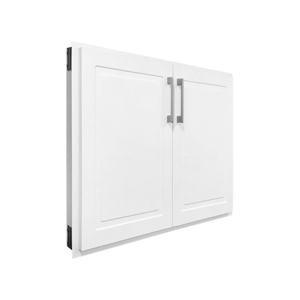 บานซิงค์คู่ UPVC CABIN FURANO 84.5x64.5 ซม. สีขาว