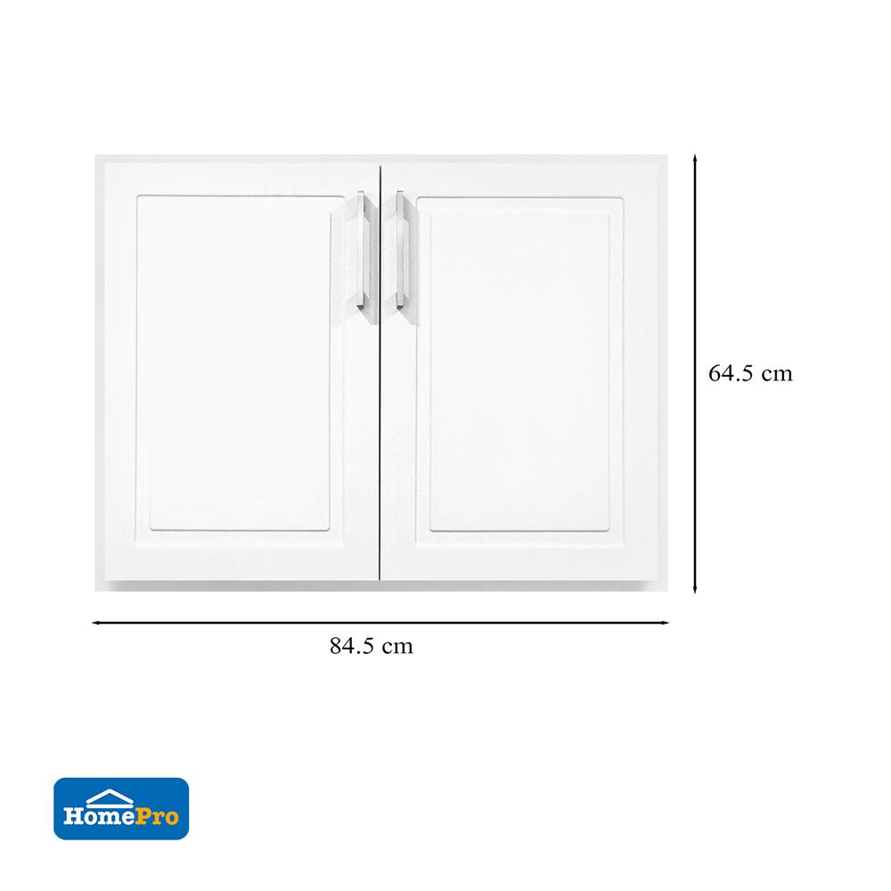 บานซิงค์คู่ UPVC CABIN FURANO 84.5x64.5 ซม. สีขาว