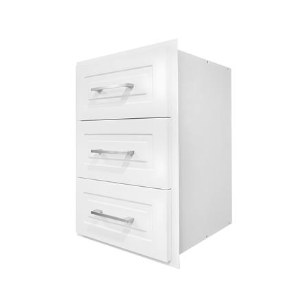 ตู้ลิ้นชัก 3 ชั้น CABIN FURANO 40x60 ซม. สีขาว_1