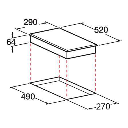 เตาฝังอินดักชั่น ARISTON NIV320B 30 ซม._4