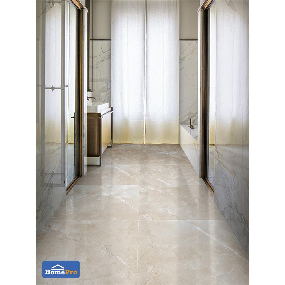 กระเบื้องพื้นพอร์ซเลน 60x60 ซม. อาร์ทิค ไวท์ 1.44M2