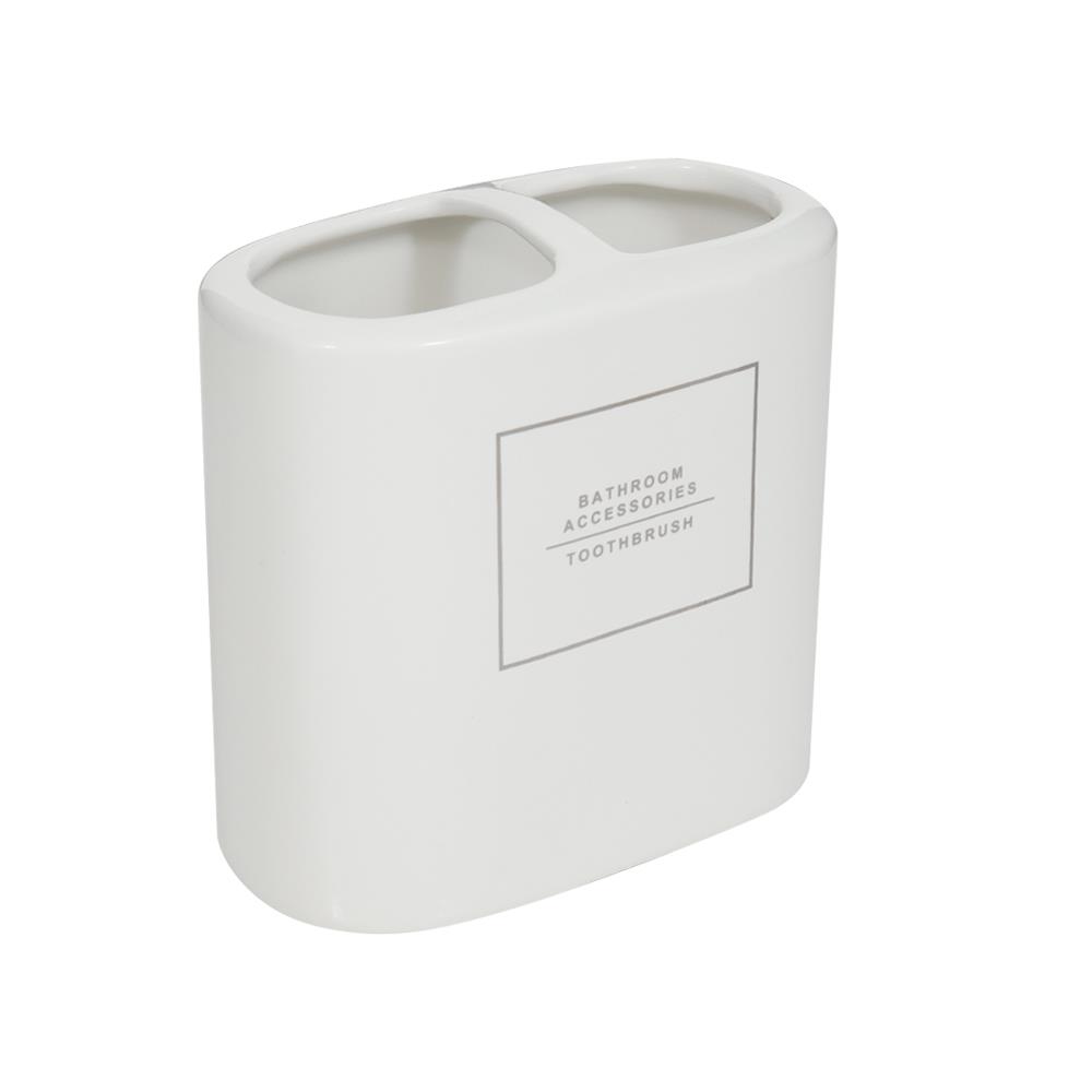 ที่เสียบแปรงเซรามิก MOYA CE-2221-WHITE-TBH