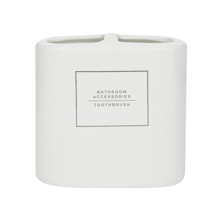 ที่เสียบแปรงเซรามิก MOYA CE-2221-WHITE-TBH