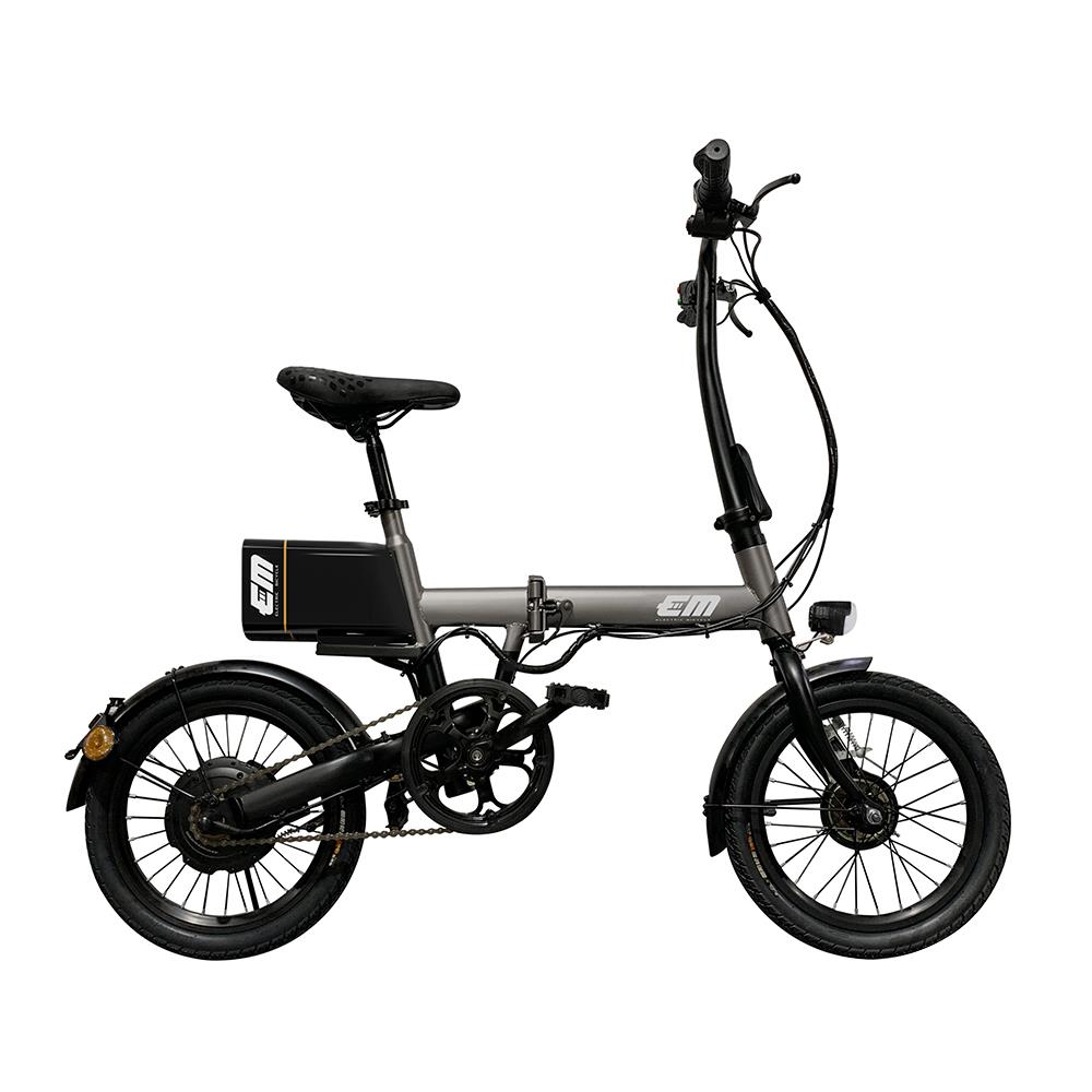 จักรยานพับไฟฟ้า EM2 16 นิ้ว สีเทา