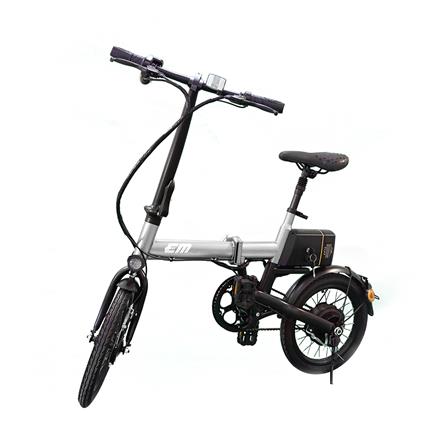 จักรยานพับไฟฟ้า EM2 16 นิ้ว สีเทา_1