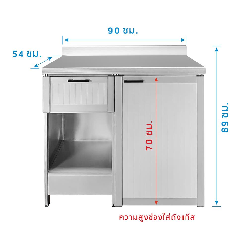 โต๊ะวางเตาคู่ CABIN SIENA-2