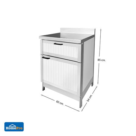 ตู้ลิ้นชัก CABIN SIENA 60x85 ซม. สีขาว_3