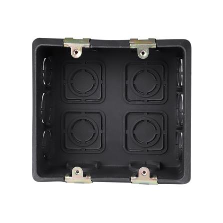 บ็อกซ์ฝัง ELECKTA 4x4 นิ้ว สีดำ_0