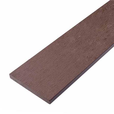 ไม้รั้ว หัวตัด INOVAR 10x100x1.2 ซม. สีน้ำตาลช็อคโกแลต