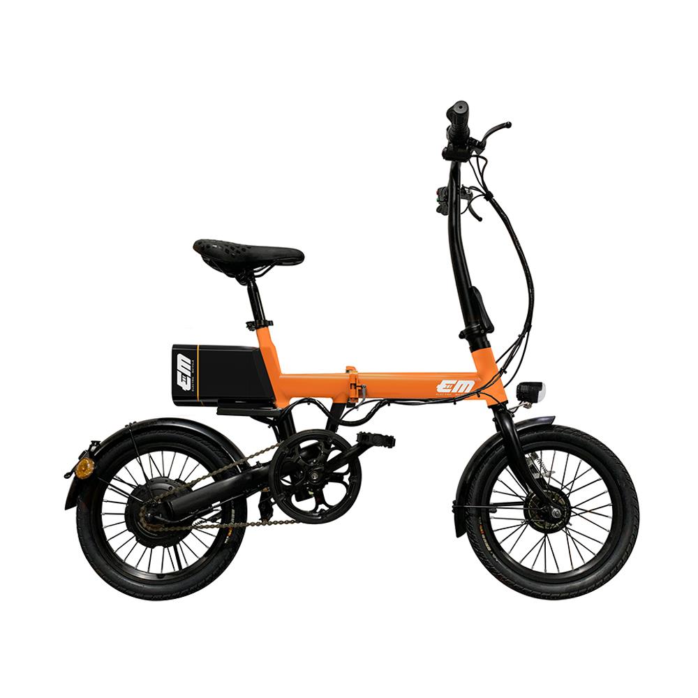 จักรยานพับไฟฟ้า EM2 16 นิ้ว สีส้ม