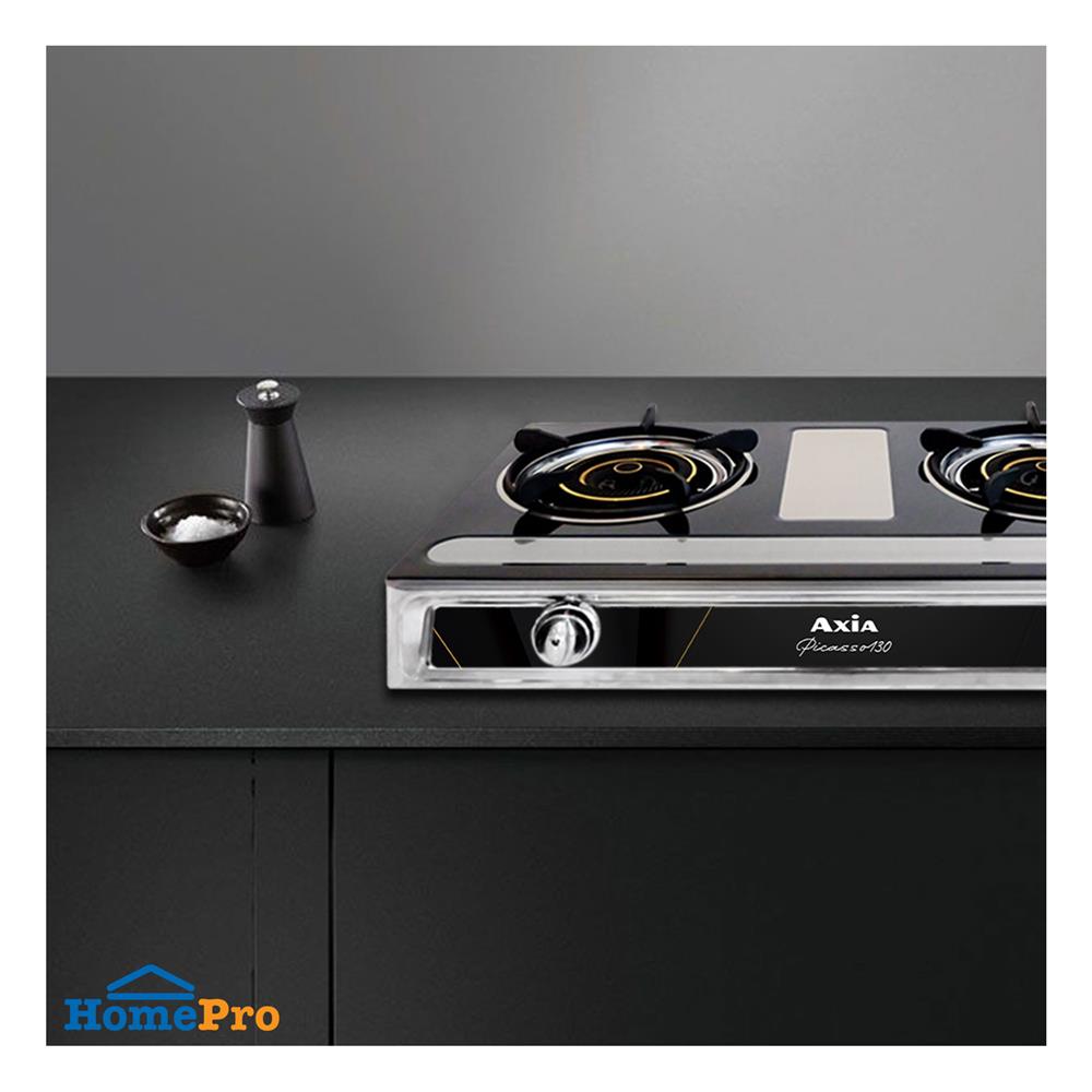 เตาแก๊สตั้งโต๊ะ 2 หัวแก๊ส AXIA PICASSO-130