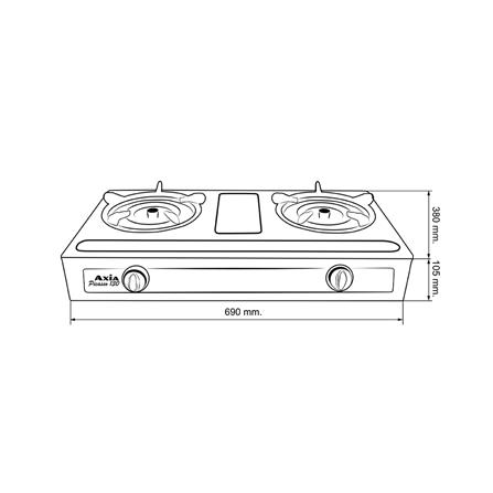 เตาแก๊สตั้งโต๊ะ 2 หัวแก๊ส AXIA PICASSO-130_5