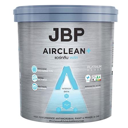 สีน้ำทาภายใน JBP AIRCLEAN PLUS BASE A เนียน 8 ลิตร_0
