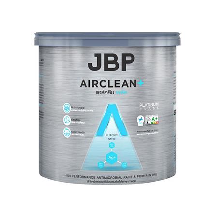 สีน้ำทาภายใน ชนิดเนียน JBP AIRCLEAN PLUS BASE A 3 ลิตร