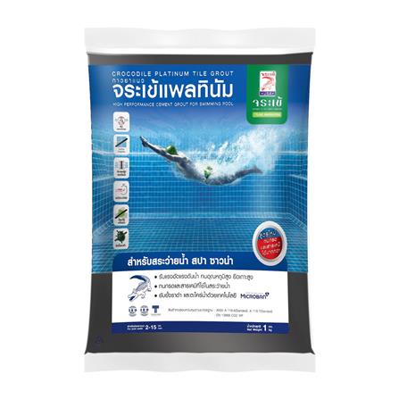 กาวยาแนว จระเข้ แพลทินัม 1 กก. สีดำลิกไนต์_0