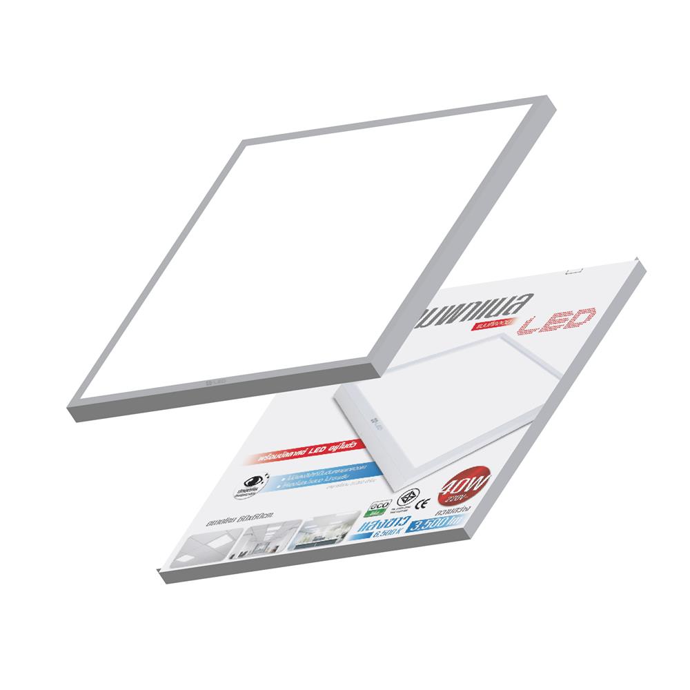 โคมติดลอย LED HI-TEK HFILE6640S 40 วัตต์ 60X60 ซม. DAYLIGHT