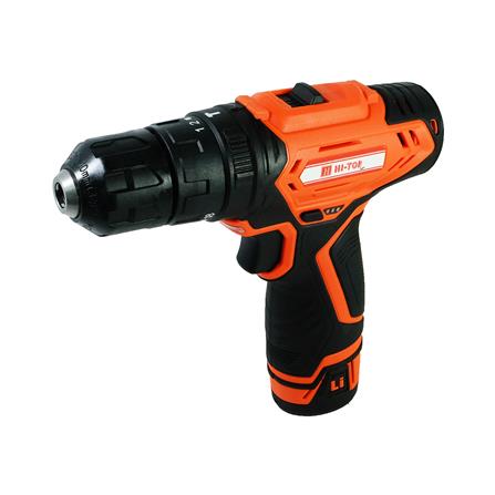 สว่านกระแทกไร้สาย (พร้อมแบตเตอรี่และแท่นชาร์จ) HI-TOP CDM 12 โวลต์_0