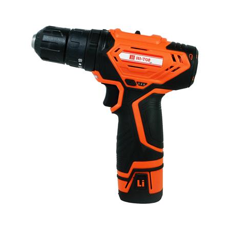 สว่านกระแทกไร้สาย (พร้อมแบตเตอรี่และแท่นชาร์จ) HI-TOP CDM 12 โวลต์_1