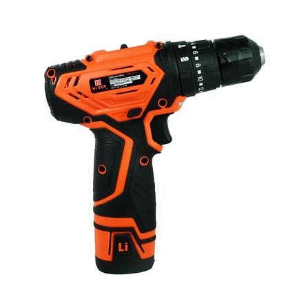 สว่านกระแทกไร้สาย (พร้อมแบตเตอรี่และแท่นชาร์จ) HI-TOP CDM 12 โวลต์_2