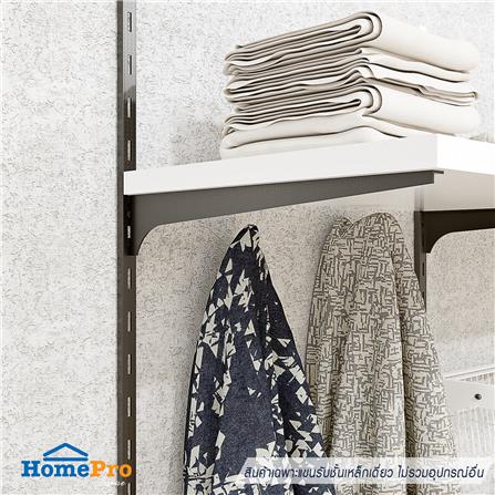 แขนรับชั้นเหล็กเดี่ยว STACKO FLEXI 40 ซม. สีดำ (ซ้าย,ขวา)_2