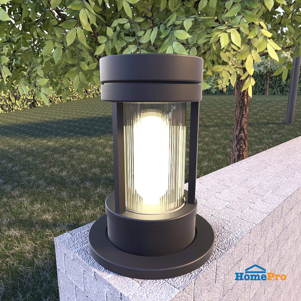 ไฟหัวเสา ELEKTRA HK-K2008 สีดำ