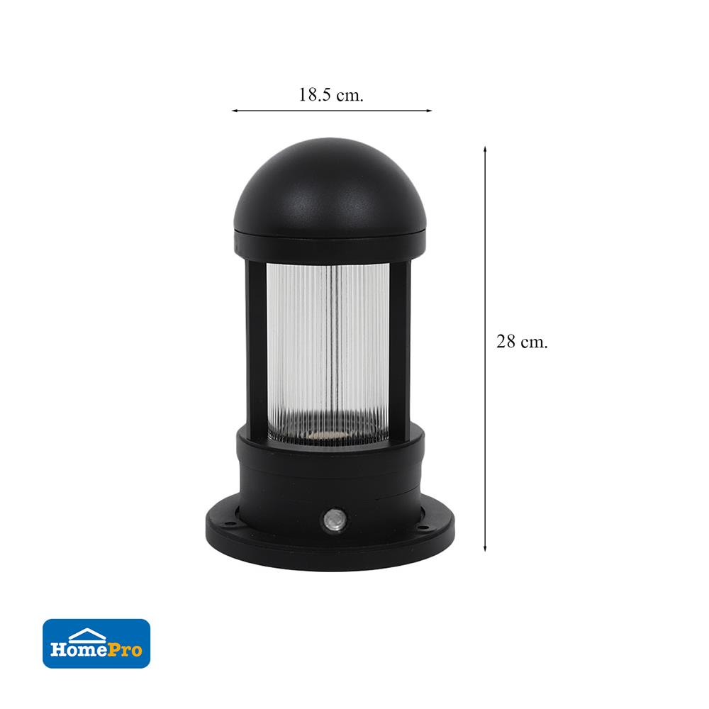 ไฟหัวเสา ELEKTRA HK-K2009 สีดำ