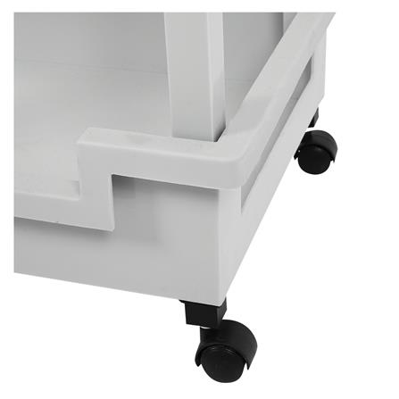 ชั้นวาง 3 ชั้น มีล้อ STACKO SHELFY 48x36x85 ซม. สีเทา_4