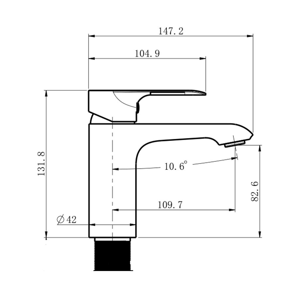 ก๊อกอ่างล้างหน้าเดี่ยว RASLAND RA DB-90401