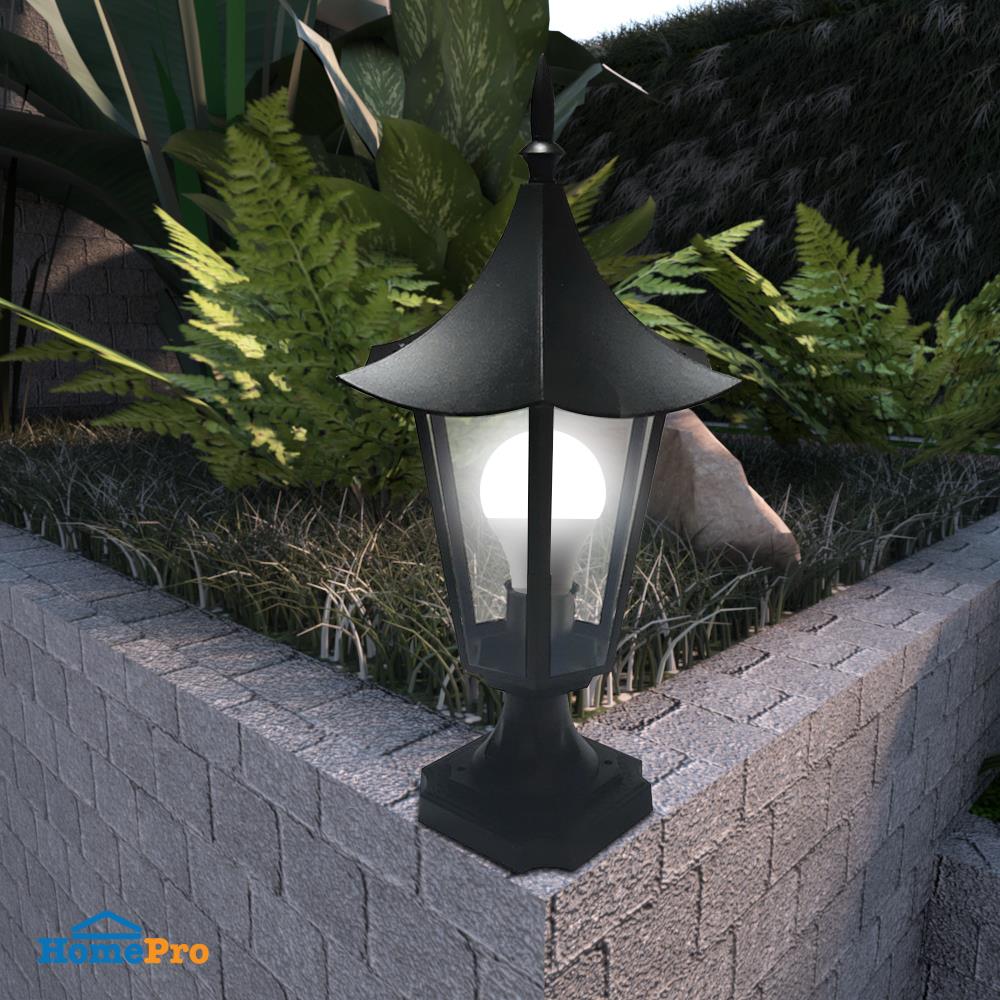 ไฟหัวเสา ELEKTRA HK-K2010 สีดำ