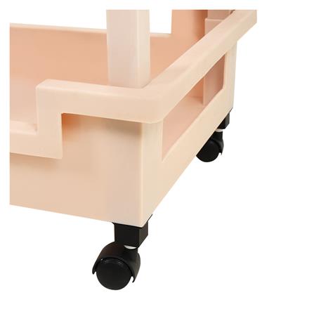 ชั้นวางของ 3 ชั้น มีล้อ STACKO SHELFY 48x36x85 ซม. สีเบจ_3