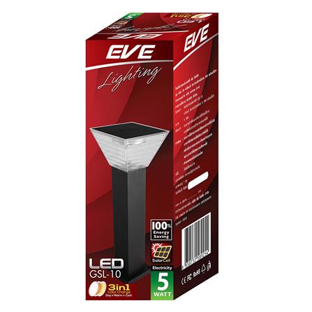 ไฟทางเดิน SOLAR EVE 589254 5 วัตต์ สีดำ_1