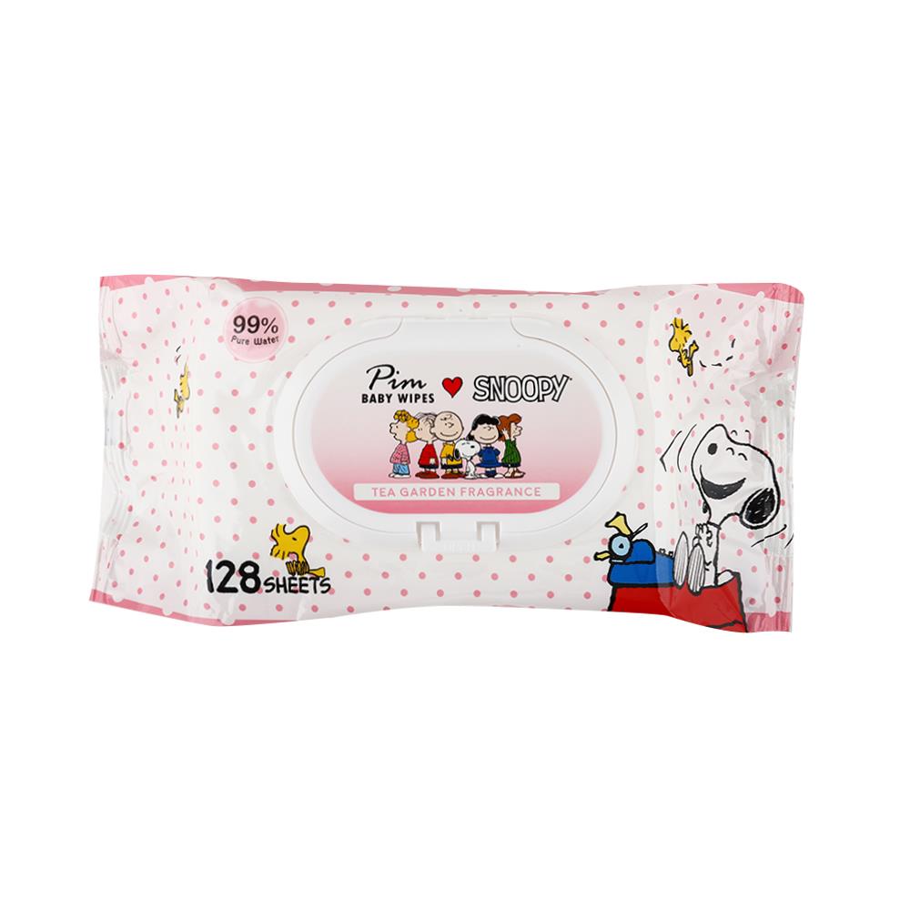 ผ้าเช็ดทำความสะอาด PIM PURE WATER 128 แผ่น 1แถม1