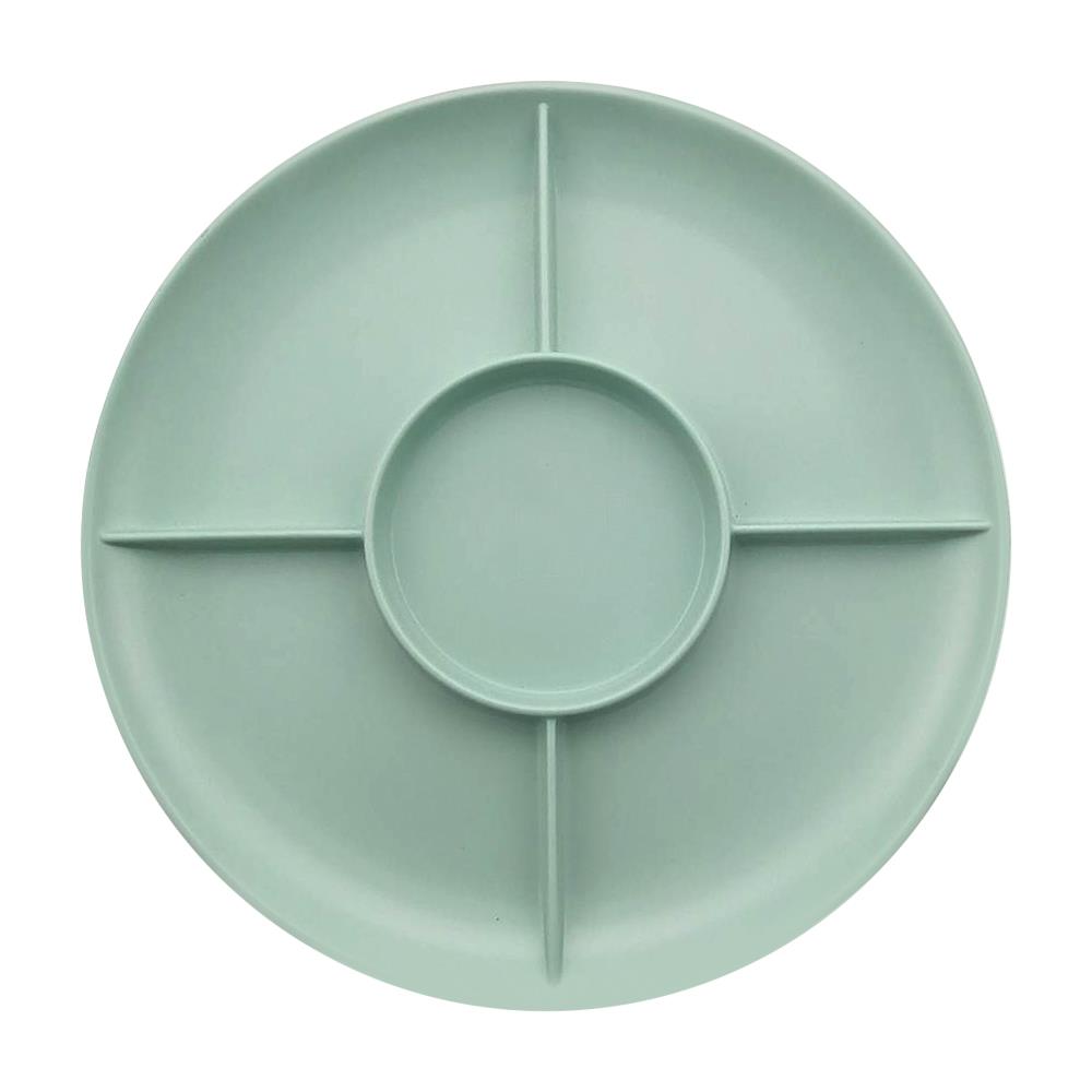 ถาดออเดิร์ฟเมลามีน SUPERWARE 11.5 นิ้ว สีเขียว