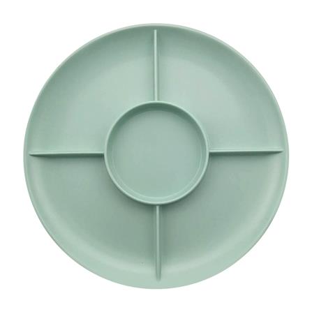 ถาดออเดิร์ฟเมลามีน SUPERWARE 11.5 นิ้ว สีเขียว_0