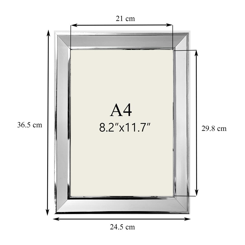 กรอบรูป HOME LIVING STYLE TROPICAL LEAVES 8.2X11.7 นิ้ว สีขาว