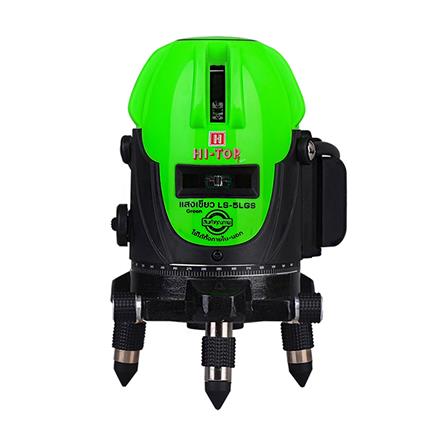เครื่องวัดระดับเลเซอร์ HI-TOP 5 เส้นแสงสีเขียว พร้อมขาตั้ง
